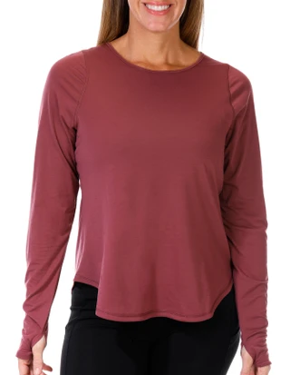 Thumbnail 1: Layer 8 Layer 8 Womens Active Wisdom Performance Long Sleeve Tee 