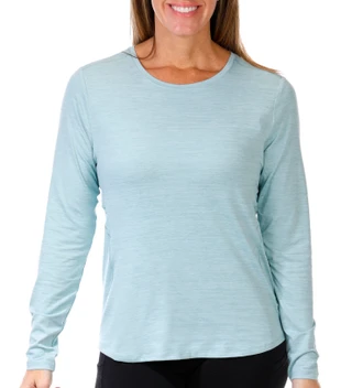 Thumbnail 1: RBX RBX Women's Active Space Dye Long Sleeve Jersey Top 