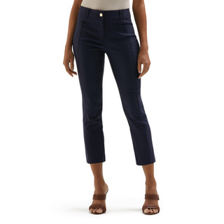 Thumbnail 1: Rafaella Rafaella Petite Satin Luxe Straight Leg Crop Pants 