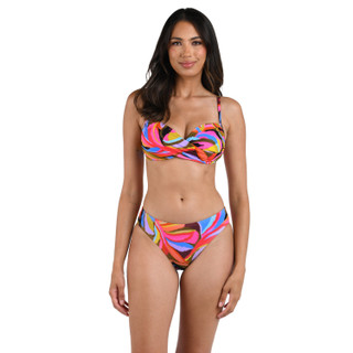 Thumbnail 2: La Blanca La Blanca Womens Tropic Waves Hipster Swim Bottom 