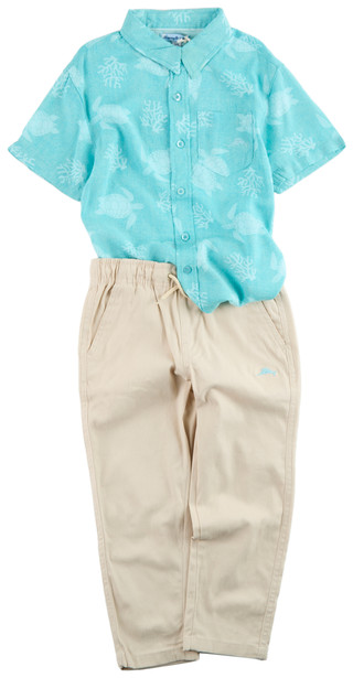 Thumbnail 1: TOMMY BAHAMA Tommy Bahama Little Boys 2 Pc Pants Set 