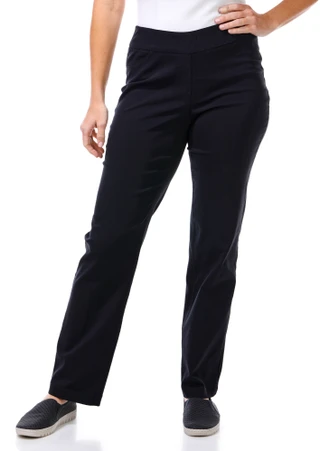 Thumbnail 1: Erin London Erin London Womens Pull-On Twill Pants 