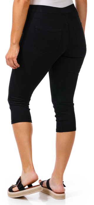 Thumbnail 2: Zac & Rachel Zac & Rachel Petite Ultra Stretch Jean Crop Capris 