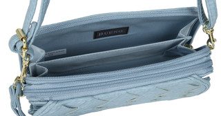 Thumbnail 3: Bueno Bueno Crossbody Wristlet Woven Flap Bag 