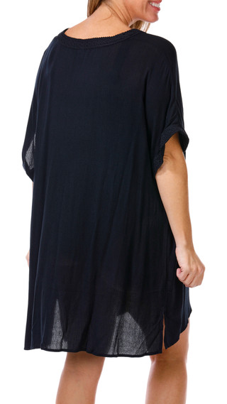 Thumbnail 2: Leilani Leilani Womens Short Sleeve Costa Caftan Cover Up 