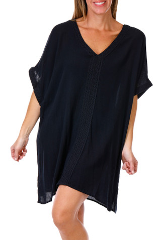 Thumbnail 1: Leilani Leilani Womens Short Sleeve Costa Caftan Cover Up 