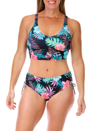 Thumbnail 4: N BY NEXT N By Next Womens Tahitian Garden Side Cinch Swim Briefs 