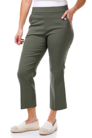 Thumbnail 1: Counterparts Counterparts Womens 25 in Button Tab Kick Flare Pants 