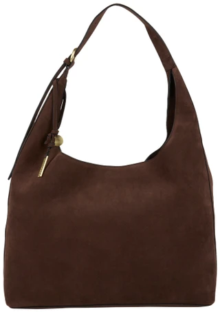 Thumbnail 1: BCBGeneration BCBGeneration Suede Satchel Hobo Bag 