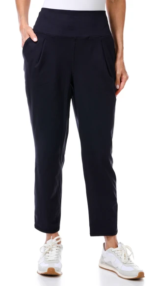 Thumbnail 1: RBX RBX Women's Active Pleated Capris Leggings 