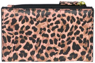 Thumbnail 1: Mundi Mundi Delilah Leopard Print Bifold Coin Case Wallet 