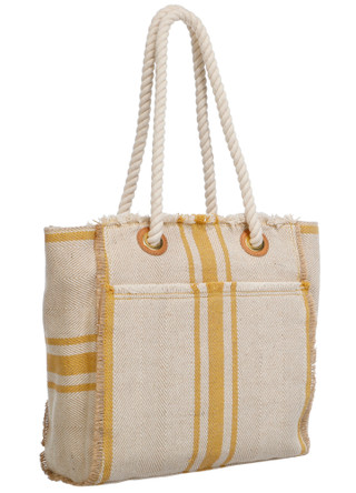 Thumbnail 3: American Leather Co American Leather Co Haven Top Zip Woven Tote Bag 