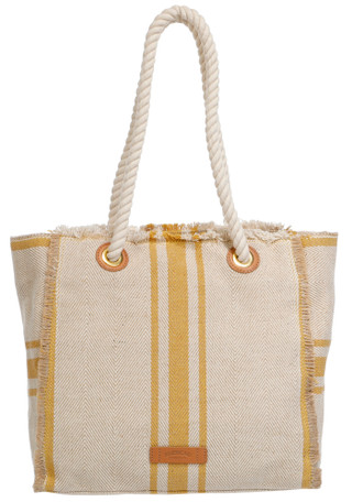 Thumbnail 2: American Leather Co American Leather Co Haven Top Zip Woven Tote Bag 