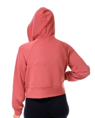 Thumbnail 2: BEARPAW Bearpaw Womens Active Ripple Texture Ottoman Hooded Jacket 