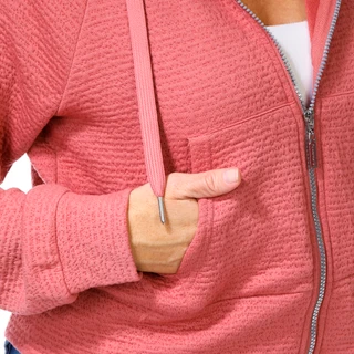 Thumbnail 3: BEARPAW Bearpaw Womens Active Ripple Texture Ottoman Hooded Jacket 