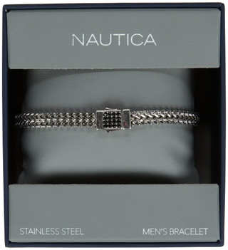 Thumbnail 1: Nautica Nautica Mens Twisted Rolo Chain Bracelet 