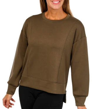 Thumbnail 1: Sunday Theory Sunday Theory Womens Long Sleeve Side Zip Scuba Top 