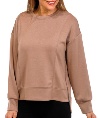 Thumbnail 1: Sunday Theory Sunday Theory Womens Long Sleeve Side Zip Scuba Top 