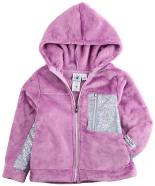 Thumbnail 1: Body Glove Body Glove Little Girls Sparkle Polar Zip Up Jacket 