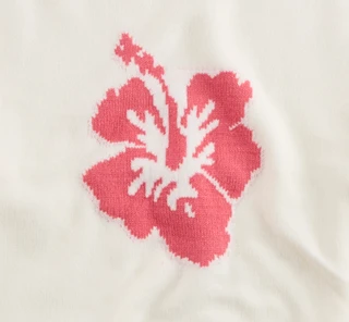 Thumbnail 2: No Comment No Comment Big Girls Long Sleeve Tropical Floral Sweater Top 