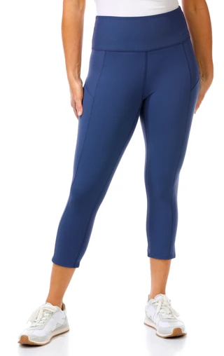 Thumbnail 1: RBX RBX Womens Active Carbon Peach Capri Leggings 