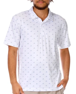 Thumbnail 1: Adidas Adidas Men's Go-To Mini-Crest Print Golf Polo 