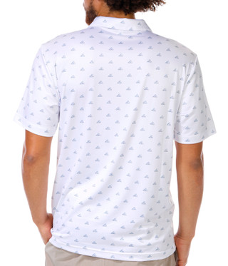 Thumbnail 2: Adidas Adidas Men's Go-To Mini-Crest Print Golf Polo 