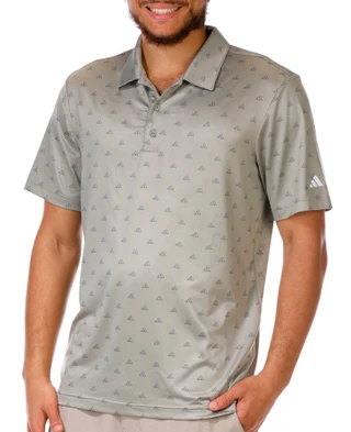 Thumbnail 1: Adidas Adidas Men's Go-To Mini-Crest Print Golf Polo 