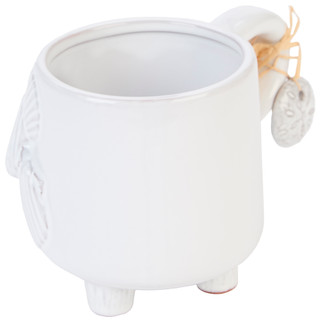 Thumbnail 3: Mud Pie 4 in Scallop Footed Ceramic Mug 