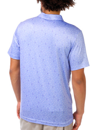 Thumbnail 2: Adidas Adidas Men's Allover Feather Print Golf Polo 