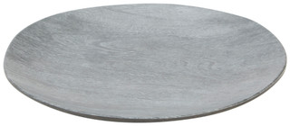 Thumbnail 2: Tarhong Planta 8.5 in Faux Blackened Wood Salad Plate 