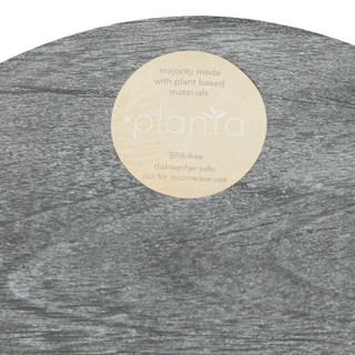 Thumbnail 3: Tarhong Planta 8.5 in Faux Blackened Wood Salad Plate 
