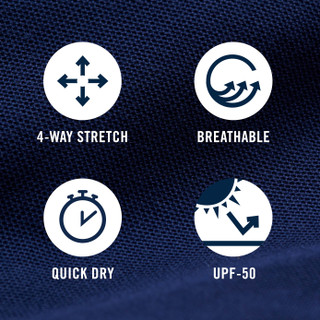 Thumbnail 3: IZOD IZOD GOLF Men's Swing Flex Golf Shorts 
