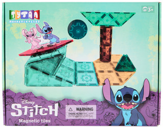 Thumbnail 1: Disney Disney Boys Stitch Magnetic Tiles Playset 