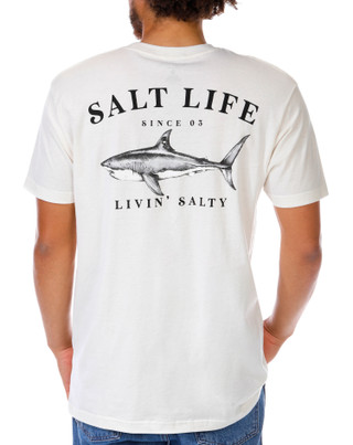 Thumbnail 1: Salt Life Salt Life Mens Jaws of Steel Graphic T-Shirt 