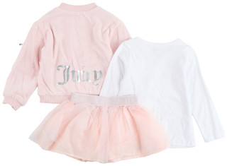 Thumbnail 3: Juicy Couture Juicy Couture Toddler Girls 3 Pc Long Sleeve Tutu Set 