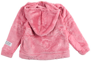 Thumbnail 2: Body Glove Body Glove Little Girls Embossed Floral Polar Zip Up Jacket 