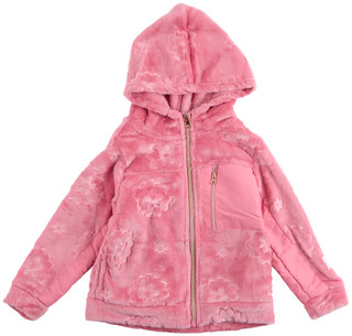 Thumbnail 1: Body Glove Body Glove Little Girls Embossed Floral Polar Zip Up Jacket 