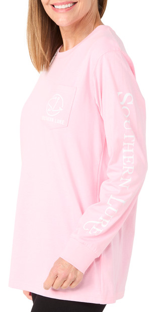 Thumbnail 4: Southern Lure Southern Lure Womens Long Sleeve Ahoy Captain Dog Top 