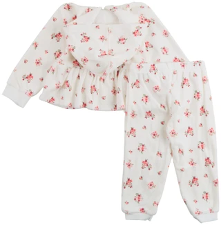 Thumbnail 2: Little Me Little Me Toddler Girls 2 Pc Floral Hoodie Pants Set 