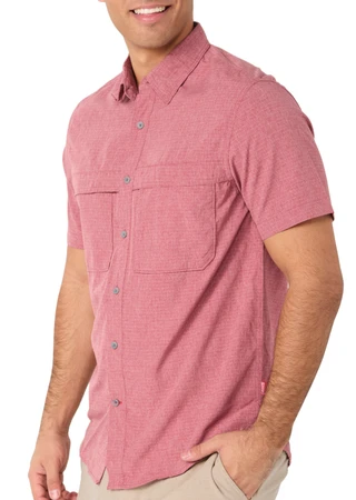 Thumbnail 3: Coleman Coleman Mens Mens Short Sleeve 3 Pockets Button Down Shirt 