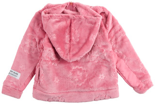 Thumbnail 3: Body Glove Body Glove Big Girls Embossed Floral Polar Zip Up Jacket 