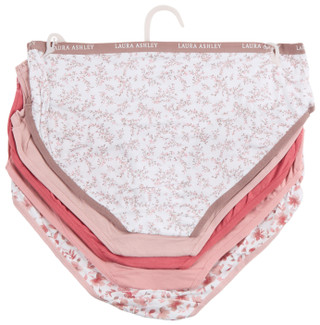 Thumbnail 3: Laura Ashley Laura Ashley Womens 5 Pk Tag Free Bikini Panties 