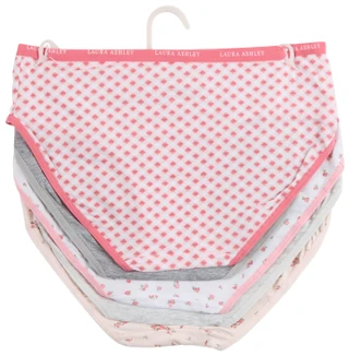 Thumbnail 3: Laura Ashley Laura Ashley Womens 5 Pk Tag Free Bikini Panties 