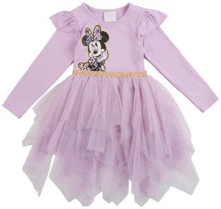 Thumbnail 2: Disney Disney Toddler Girls Minnie Mouse Long Sleeve Tutu Dress 