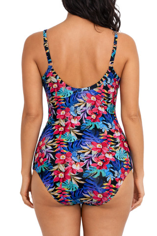 Thumbnail 2: Caribbean Sand Caribbean Sand Womens Criss Cross One Piece Swimsuit 