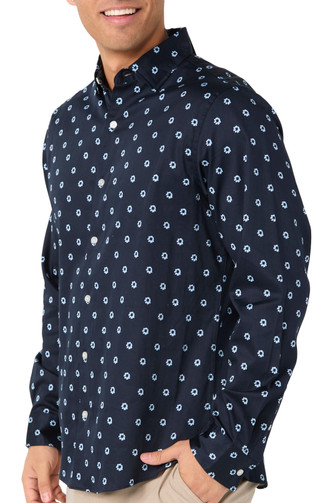 Thumbnail 4: TED BAKER Ted Baker Mens Long Sleeve Soren Daisy Button Down Shirt 