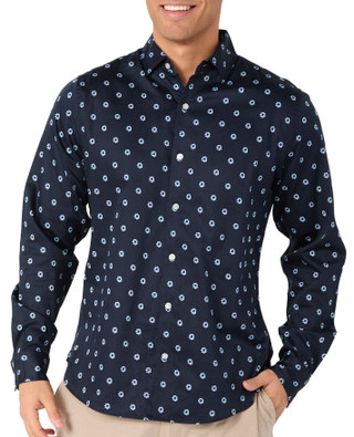 Thumbnail 1: TED BAKER Ted Baker Mens Long Sleeve Soren Daisy Button Down Shirt 