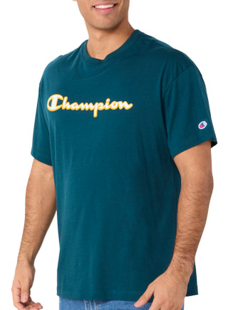 Thumbnail 3: Champion Champion Men's Short Sleeve Loose Fit Logo Graphic Tee 