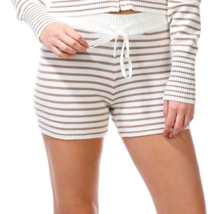 Thumbnail 4: Madden Girl Madden Girl Juniors 2 Pc Stripe Jacket & Shorts Set 